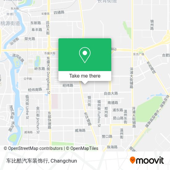 车比酷汽车装饰行 map
