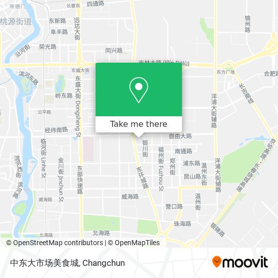 中东大市场美食城 map