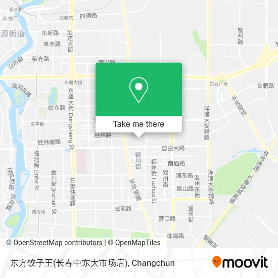 东方饺子王(长春中东大市场店) map