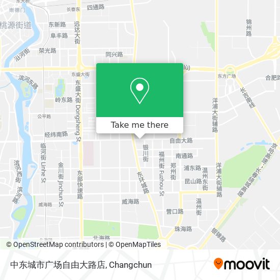中东城市广场自由大路店 map