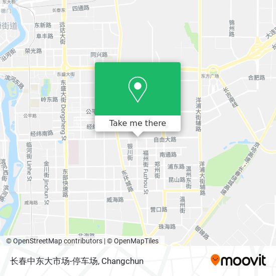长春中东大市场-停车场 map
