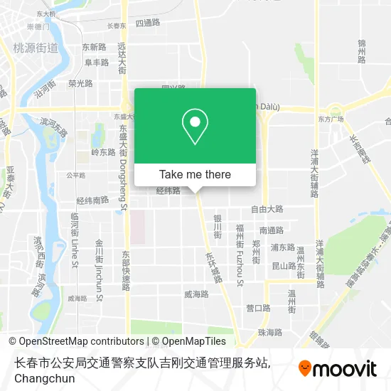 长春市公安局交通警察支队吉刚交通管理服务站 map