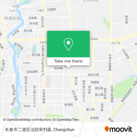 长春市二道区法院审判庭 map