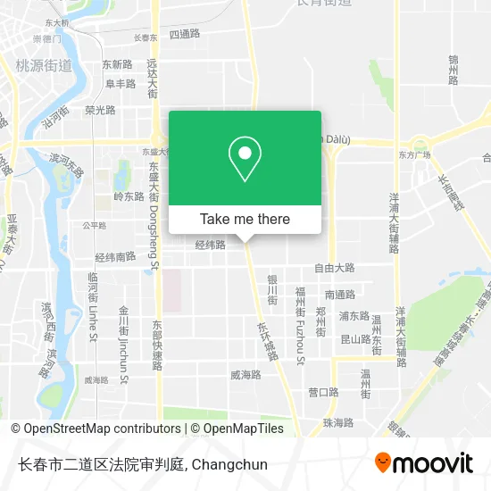 长春市二道区法院审判庭 map