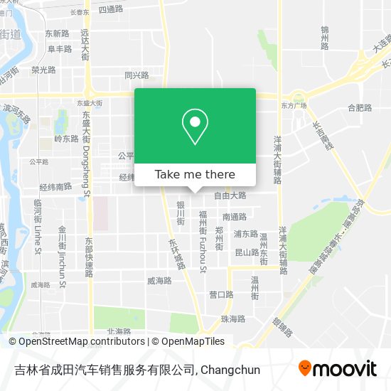 吉林省成田汽车销售服务有限公司 map
