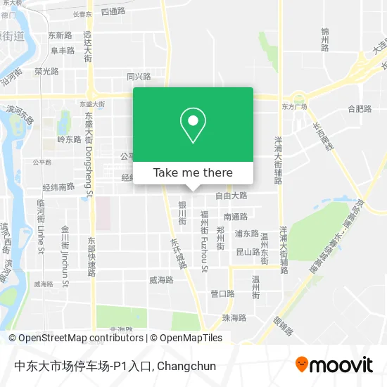 中东大市场停车场-P1入口 map