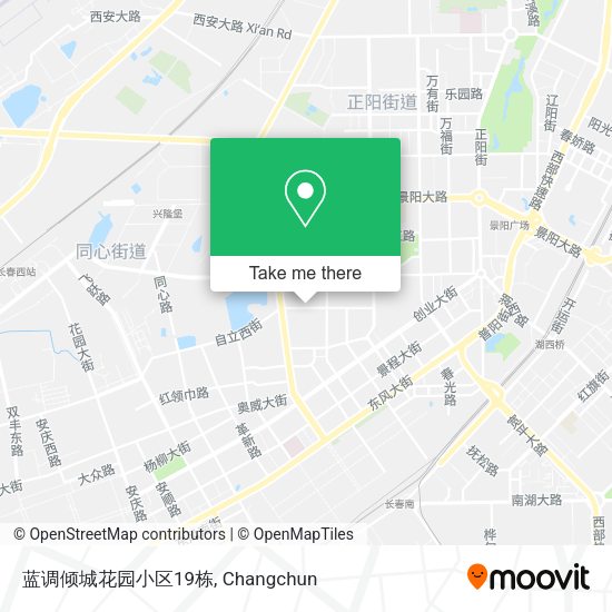 蓝调倾城花园小区19栋 map