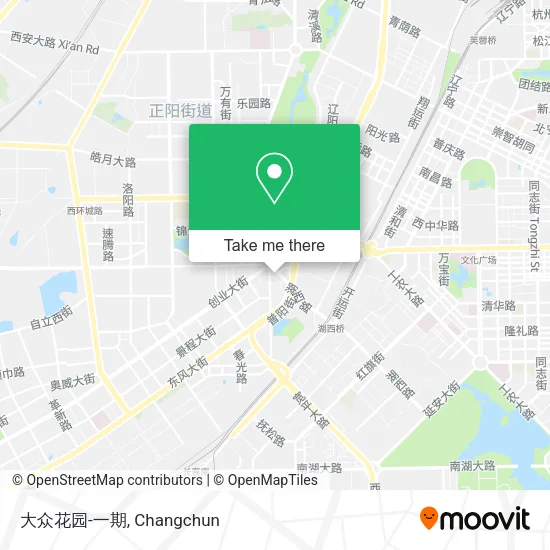 大众花园-一期 map