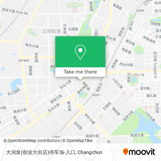 大润发(创业大街店)停车场-入口 map