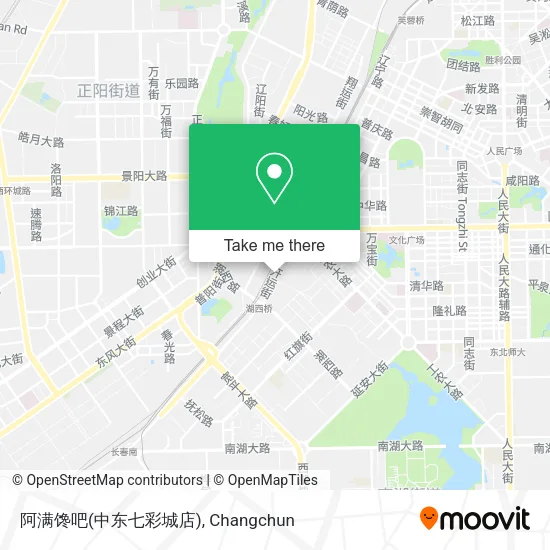 阿满馋吧(中东七彩城店) map