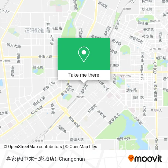 喜家德(中东七彩城店) map