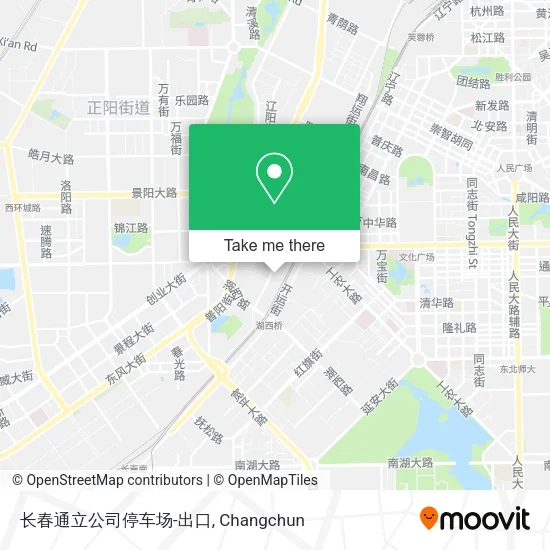 长春通立公司停车场-出口 map