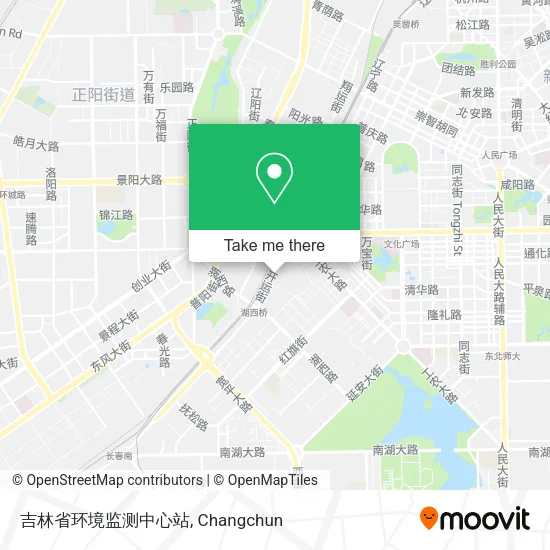吉林省环境监测中心站 map