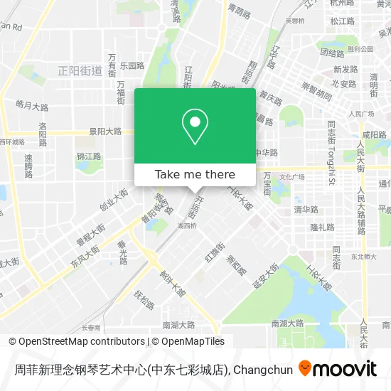 周菲新理念钢琴艺术中心(中东七彩城店) map