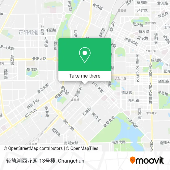 轻轨湖西花园-13号楼 map