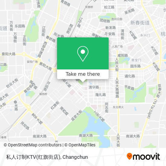 私人订制KTV(红旗街店) map