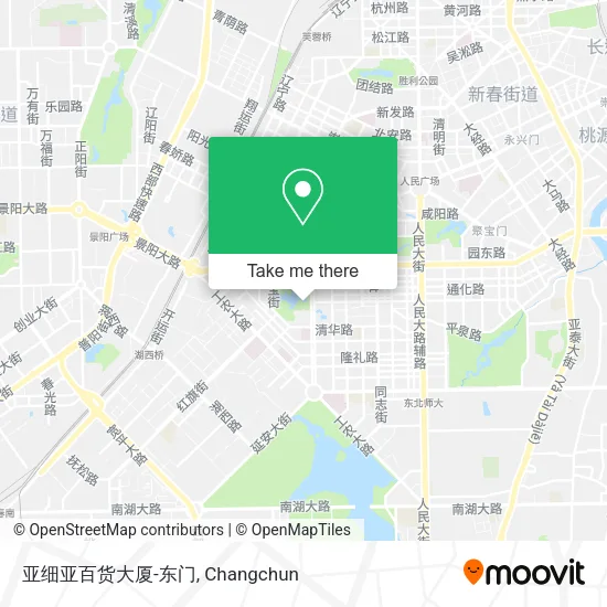 亚细亚百货大厦-东门 map