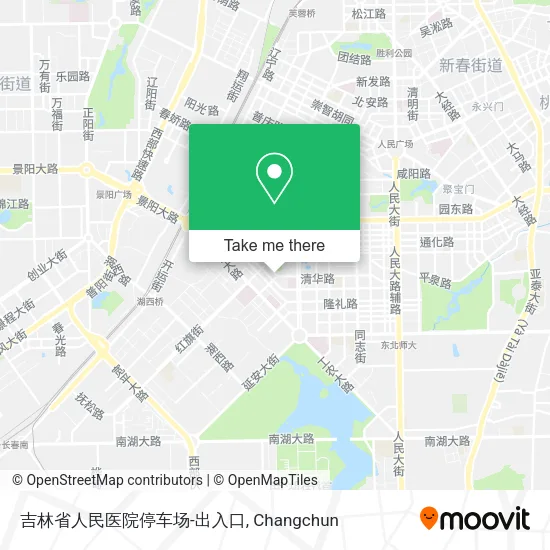 吉林省人民医院停车场-出入口 map