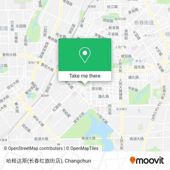 哈根达斯(长春红旗街店) map
