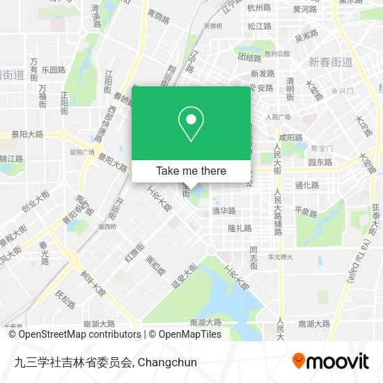 九三学社吉林省委员会 map
