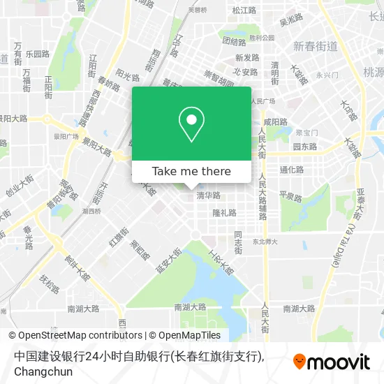 中国建设银行24小时自助银行(长春红旗街支行) map