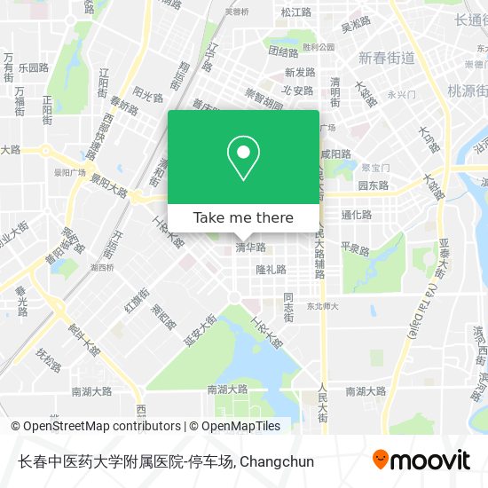 长春中医药大学附属医院-停车场 map