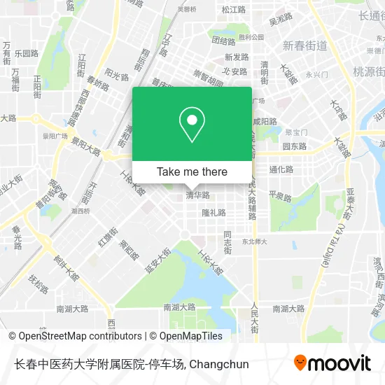 长春中医药大学附属医院-停车场 map
