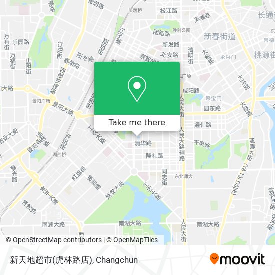 新天地超市(虎林路店) map