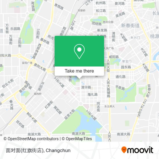 面对面(红旗街店) map