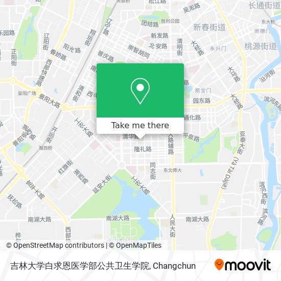 吉林大学白求恩医学部公共卫生学院 map