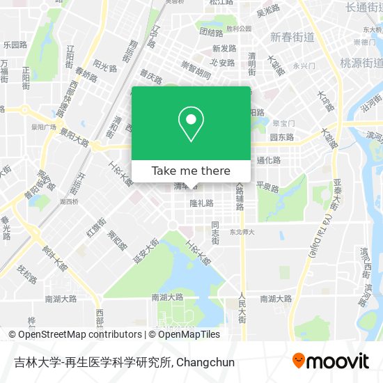 吉林大学-再生医学科学研究所 map