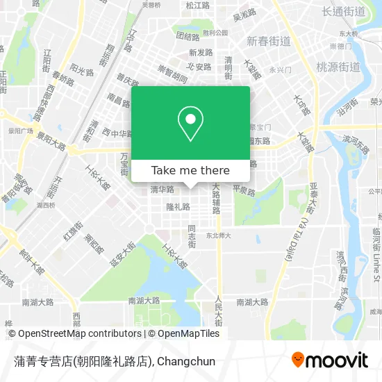 蒲菁专营店(朝阳隆礼路店) map