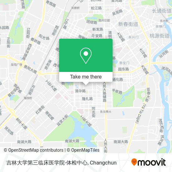 吉林大学第三临床医学院-体检中心 map