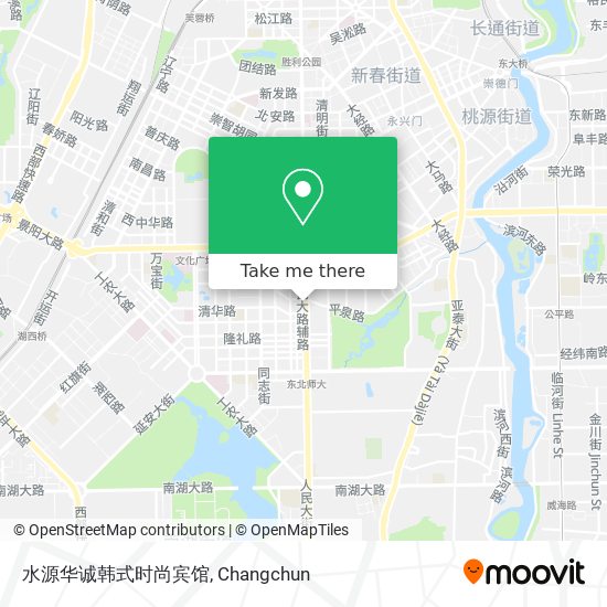 水源华诚韩式时尚宾馆 map