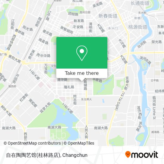 自在陶陶艺馆(桂林路店) map