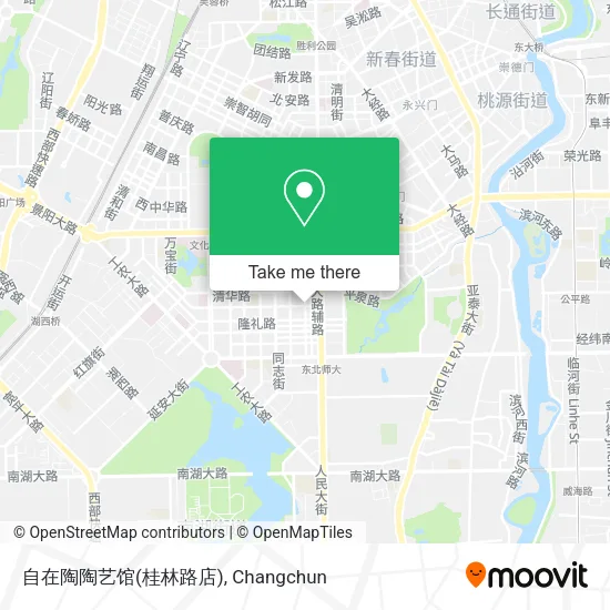 自在陶陶艺馆(桂林路店) map