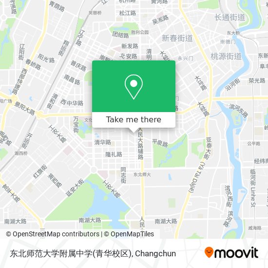 东北师范大学附属中学(青华校区) map