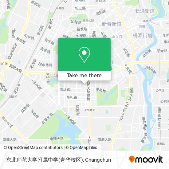 东北师范大学附属中学(青华校区) map