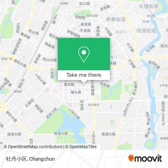 牡丹小区 map