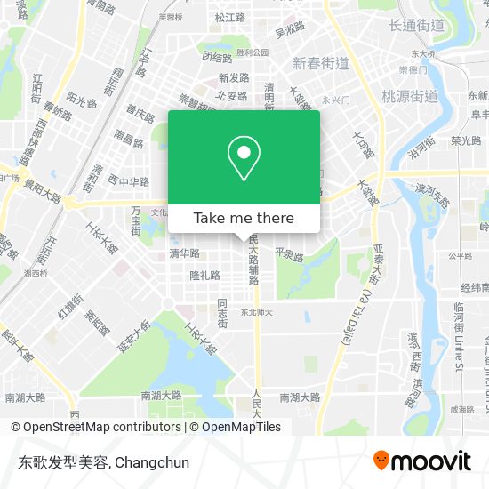 东歌发型美容 map