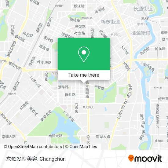 东歌发型美容 map