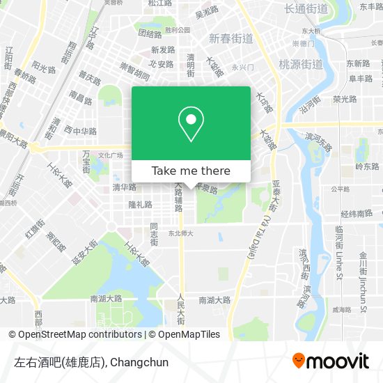 左右酒吧(雄鹿店) map