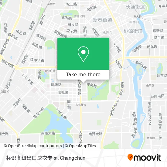 标识高级出口成衣专卖 map