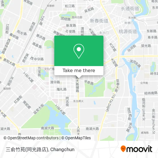 三俞竹苑(同光路店) map