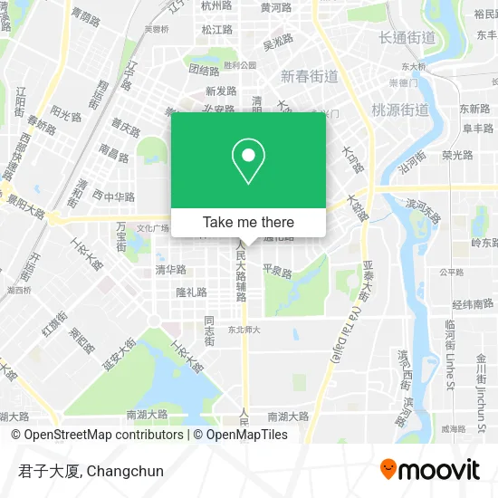 君子大厦 map