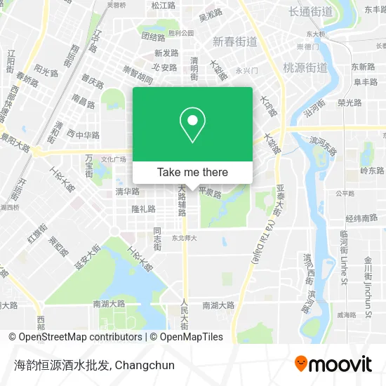 海韵恒源酒水批发 map