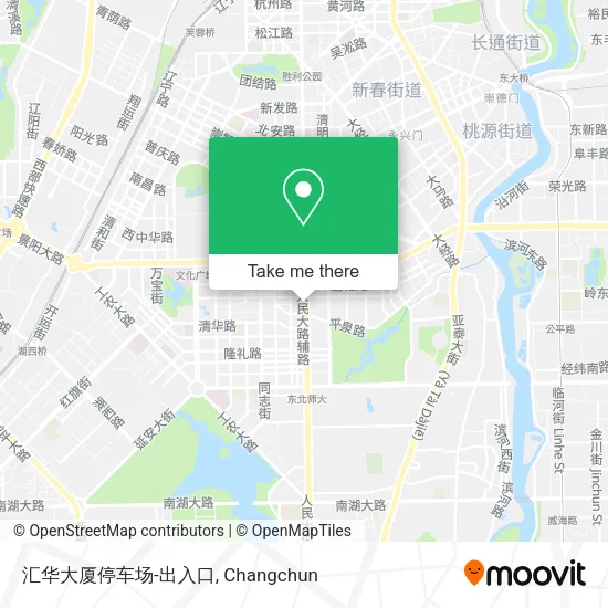 汇华大厦停车场-出入口 map