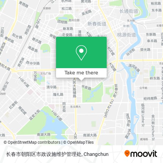 长春市朝阳区市政设施维护管理处 map