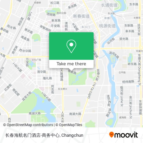 长春海航名门酒店-商务中心 map