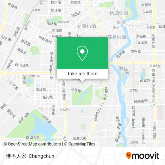 港粤人家 map
